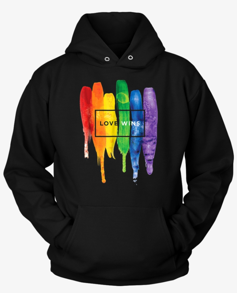 Watercolor Love Wins Rainbow T-shirt - Save My Sick Days Because I Know Come Fall I'm Gonna, transparent png download