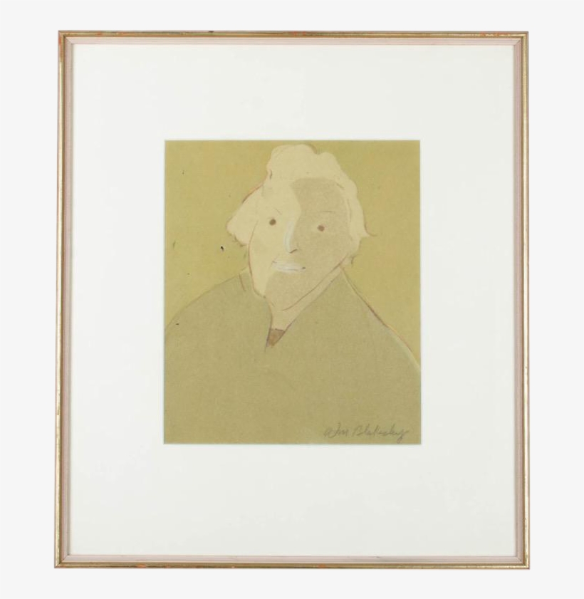 William Blakesley Watercolor Portrait On Chairish - Picture Frame, transparent png download