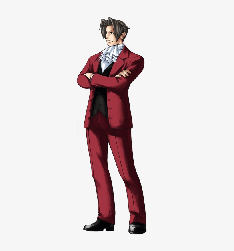 I Don't Feel The Need To Introduce Myself So I Just - Miles Edgeworth, transparent png download