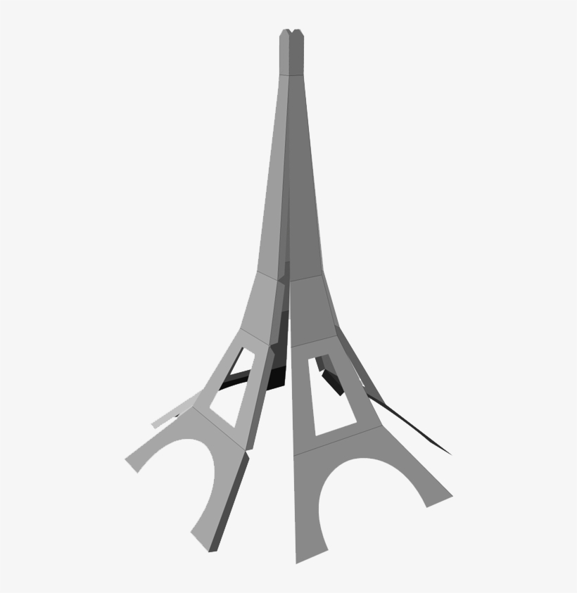 Glueingbasic - Make Eiffel Tower Model, transparent png download