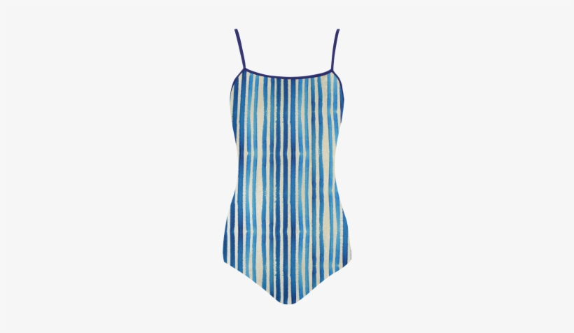 Watercolor Stripes Grunge Pattern - Maillot, transparent png download
