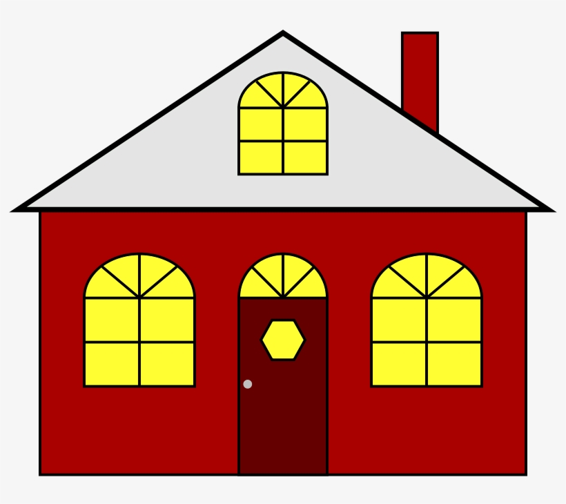 This Graphics Is A Magnificent House About Buildings, - Clip Art House Lights, transparent png download