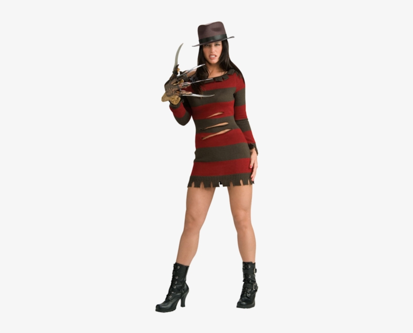 Miss Freddy Krueger Costume - Freddy Krueger Costume, transparent png download