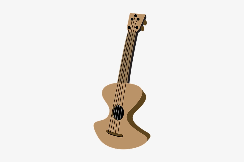 Clipart Guitar Musical Instrument - Music, transparent png download