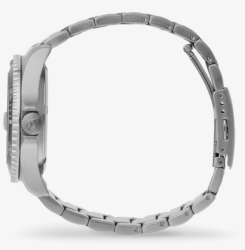 Ice Steel - Black Silver - Watch, transparent png download