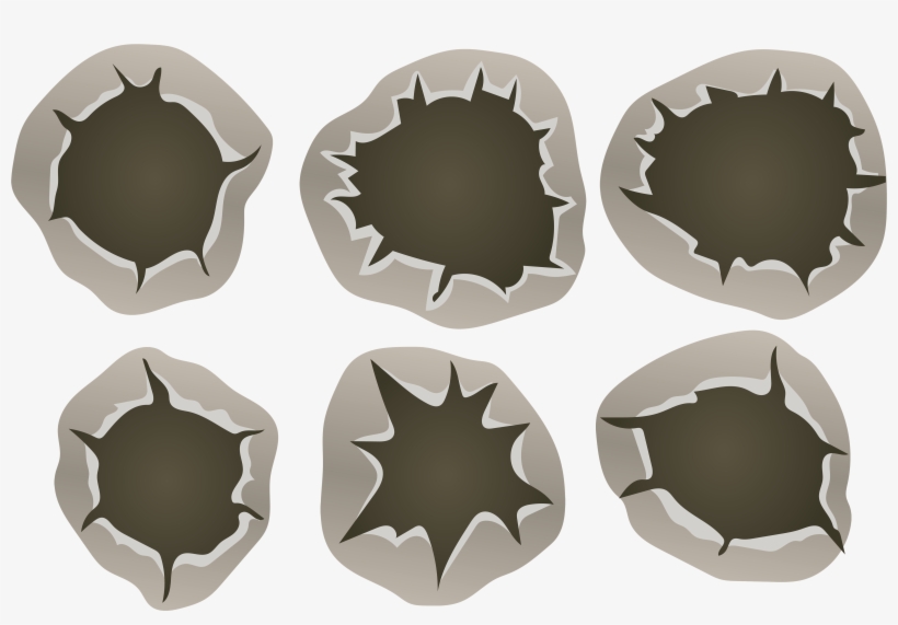 Download Flat Annihilator Holes - Cartoon, transparent png download
