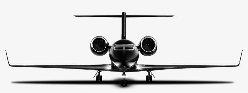 Private Aircraft Black Png, transparent png download