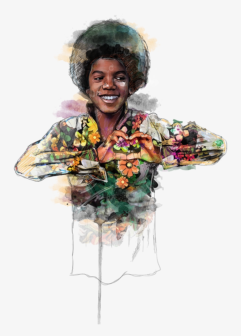 Icons-12 - Michael Jackson Paint Art, transparent png download