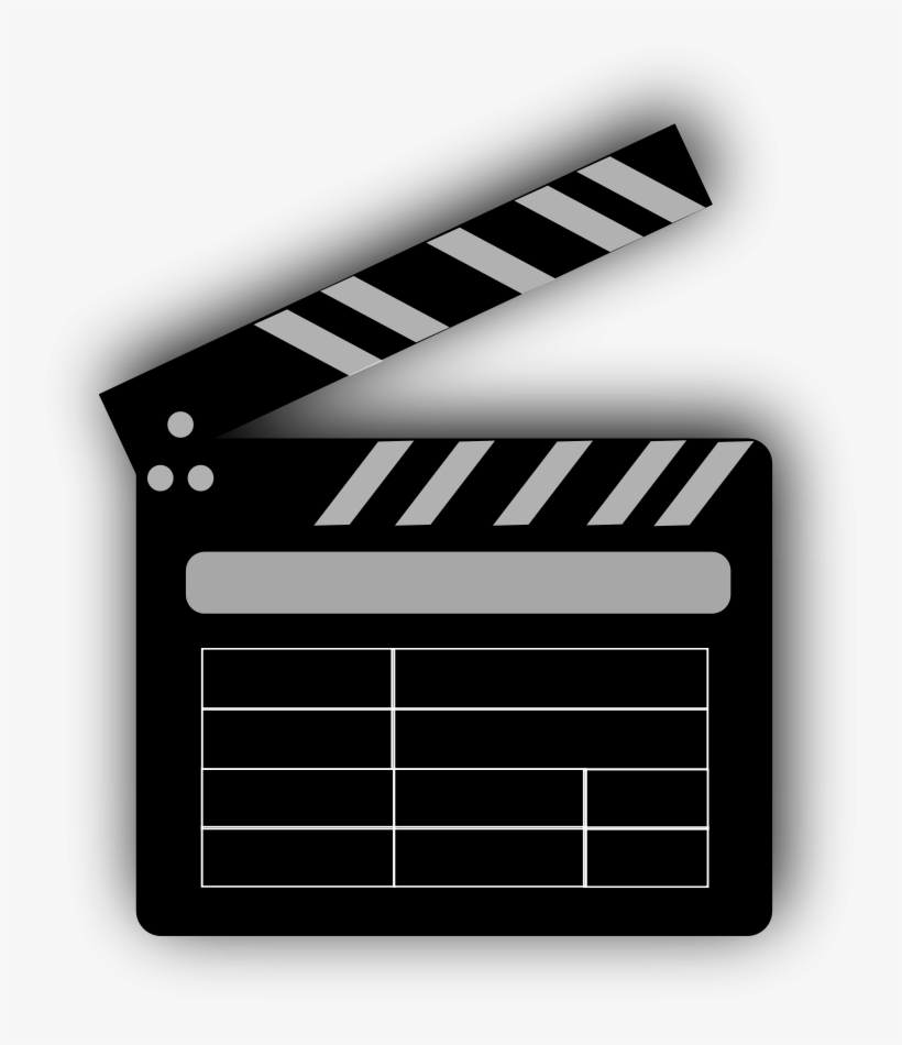 Movie Clapperboard Clipart, Vector Clip Art Online,, transparent png download