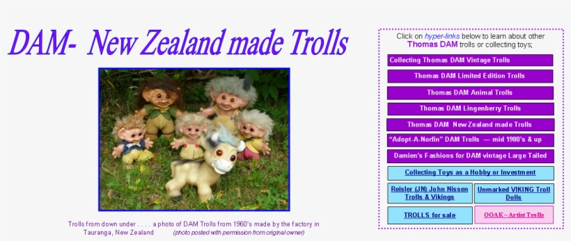 The Regular Dam Troll Boy And Girl Trolls Are Stamped - Thomas Dam, transparent png download