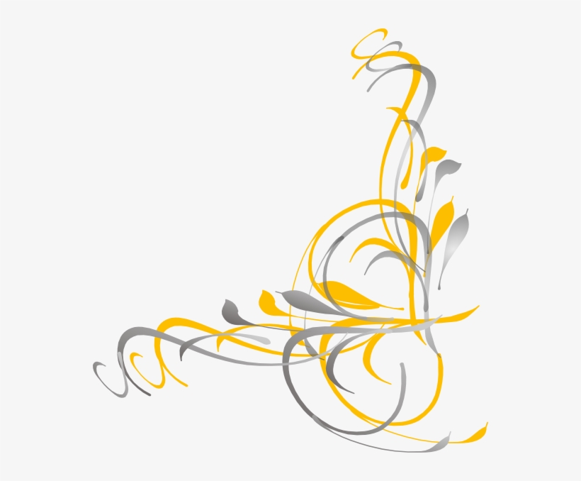 How To Set Use Floral Swirls Clipart, transparent png download