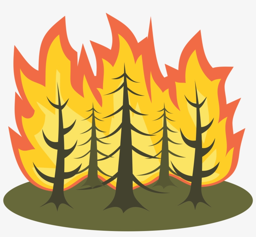 Wildfire Wildland Fire Engine Clip Art For Liturgical - Forest Fire