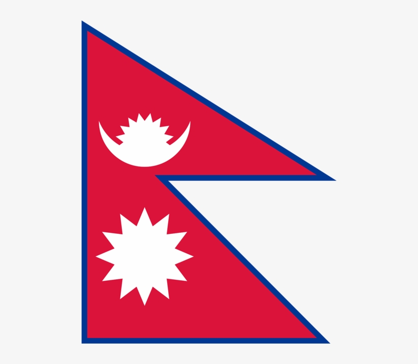 Nepal Flag Image - Flag Of Nepal, transparent png download