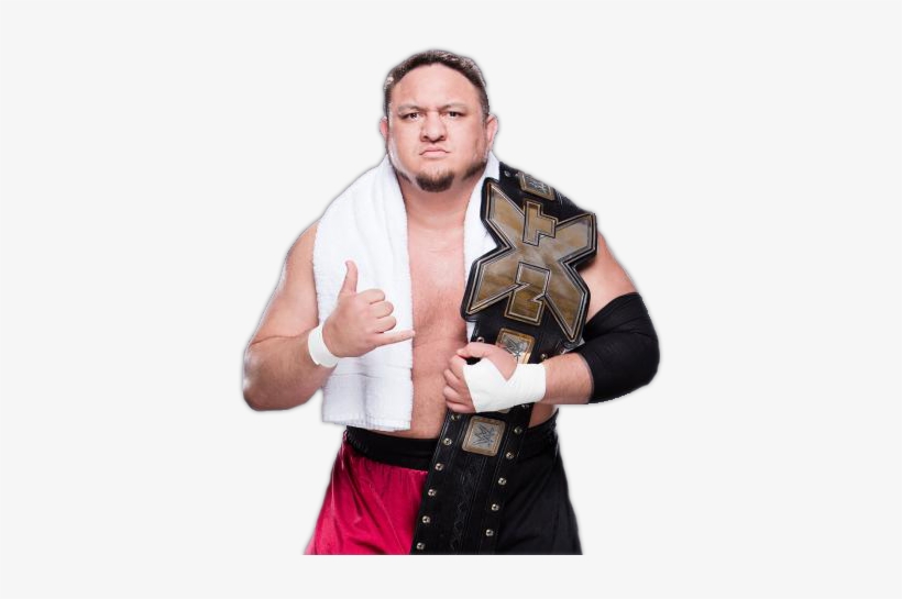 Samoa Joe Nxt Champion Render By Bls By Badluckshinska, transparent png download