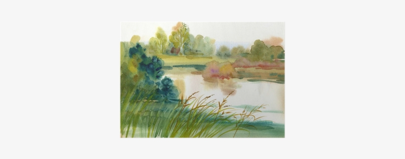 Watercolor Landscape Collection - Watercolor Painting, transparent png download