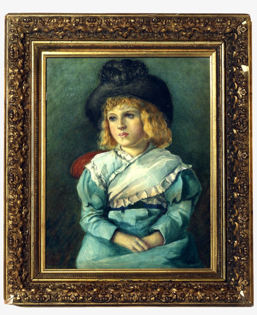 Watercolor Of Young Boy With Hat - Watercolor Painting, transparent png download