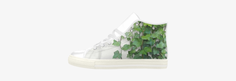 Watercolor Vines, Climbing Plant Aquila High Top Microfiber - Skate Shoe, transparent png download
