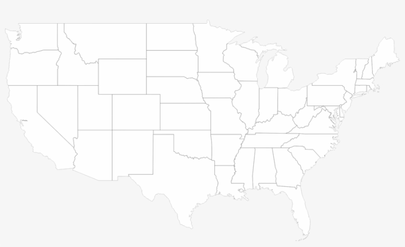 Map North America Outline - Atlas, transparent png download