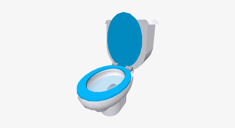 Cyan Fancy Toilet - Portable Network Graphics, transparent png download