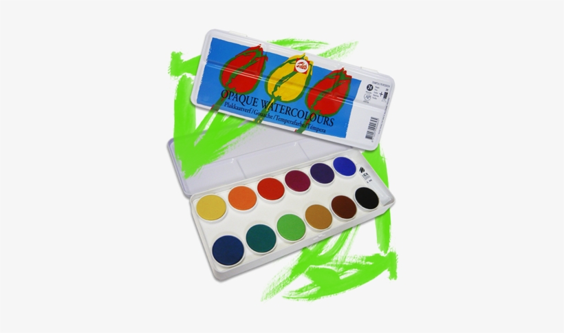 Talens Opaque Watercolor 24 Pan Set, transparent png download
