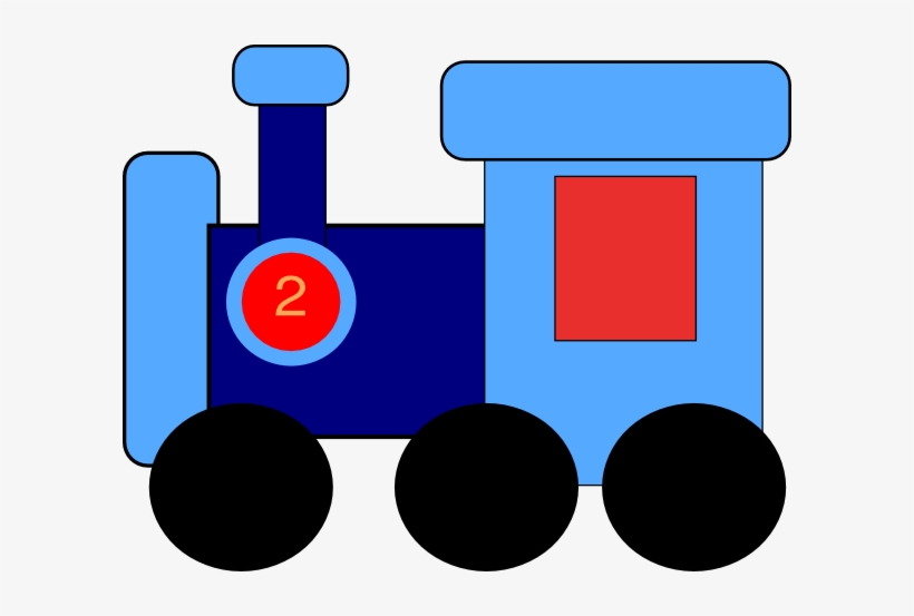 Blue Train Svg Clip Arts 600 X 473 Px, transparent png download