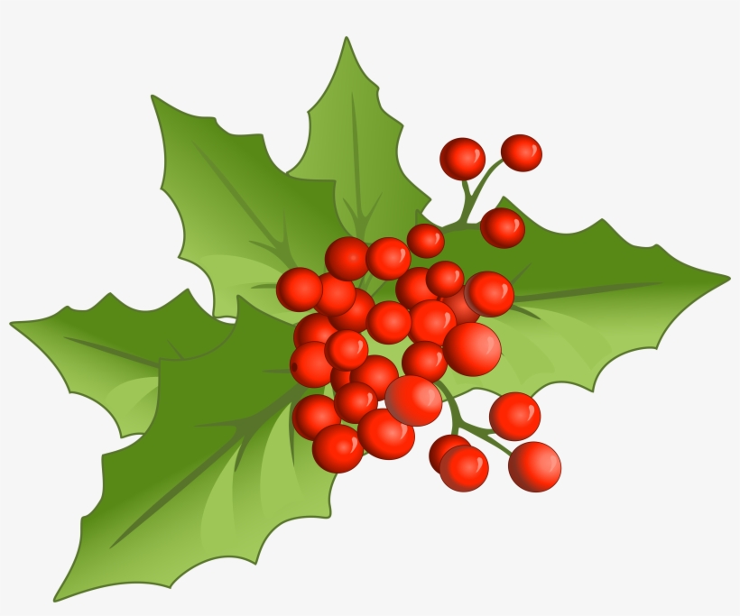 Christmas Large Png Mistletoe Clipart - Mistletoe Clipart, transparent png download