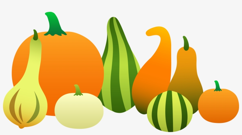 28 Collection Of Thanksgiving Food Clipart Png - Pumpkins And Gourds Clipart, transparent png download