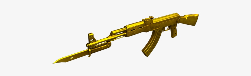 Ak47 Knife Ultimategold - Ak 47 Gun Knife, transparent png download