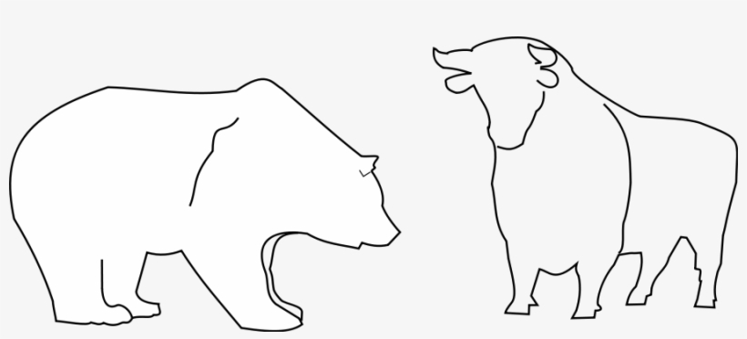 How To Set Use Bull And Bear Clipart, transparent png download