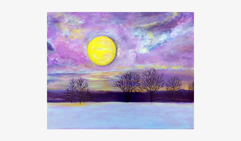 Trees In The Winter Sun - Winter, transparent png download