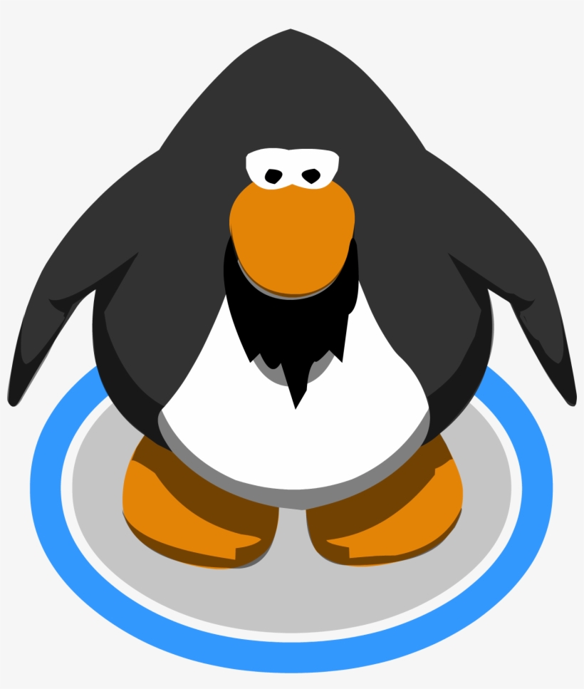 Clipart Royalty Free Library Beard Clipart Sunnah - Club Penguin Rockhopper Coming, transparent png download