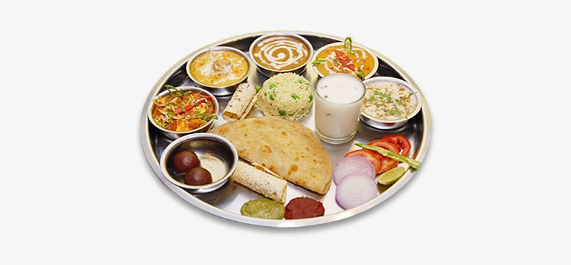 The Best Thali - Indian Veg Thali Transparent PNG - 511x309 - Free