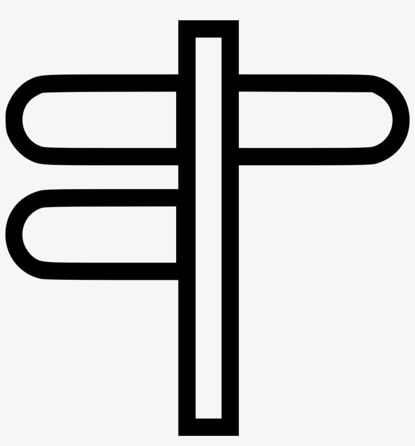 Street Signs Iii - Cross, transparent png download