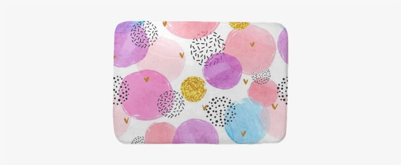 Abstract Celebration Background With Watercolor Circles - Watercolor Painting, transparent png download