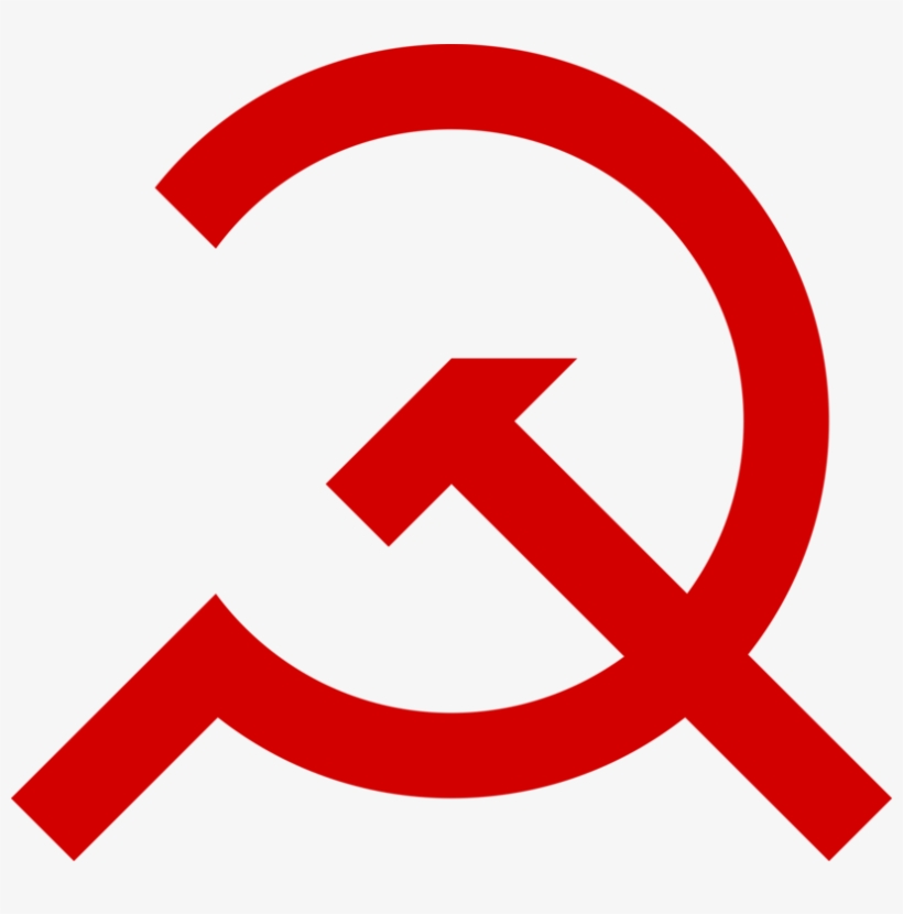 Flag Of The Soviet Union Hammer And Sickle - Hammer And Sickle Clipart, transparent png download