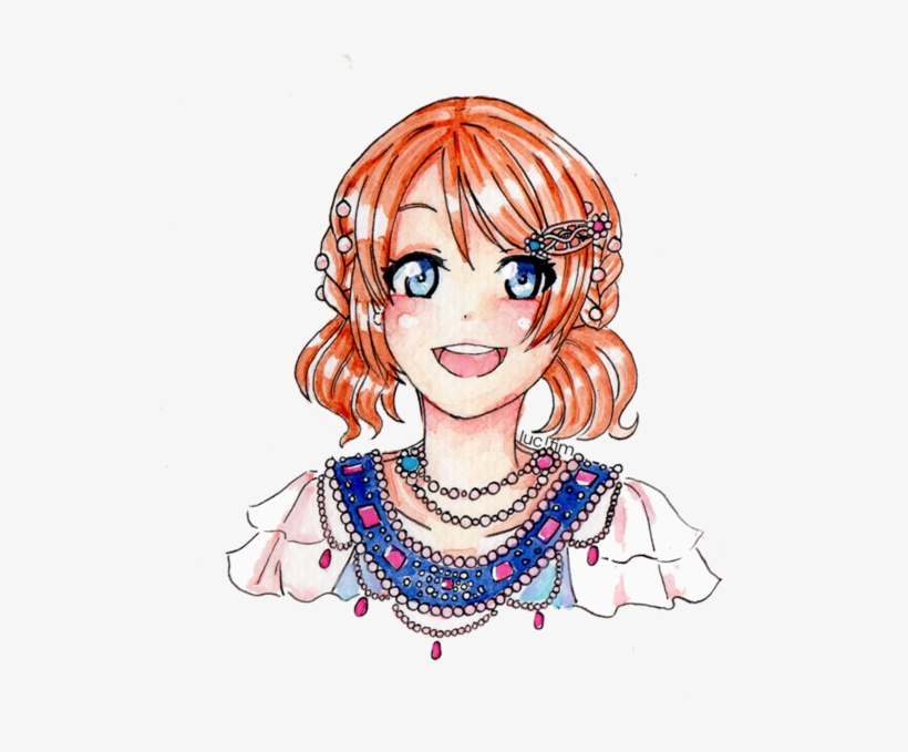 Watercolor Headshot - Illustration, transparent png download