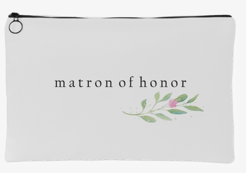 Minimalist Watercolor Floral Accessory Bag - Wallet, transparent png download