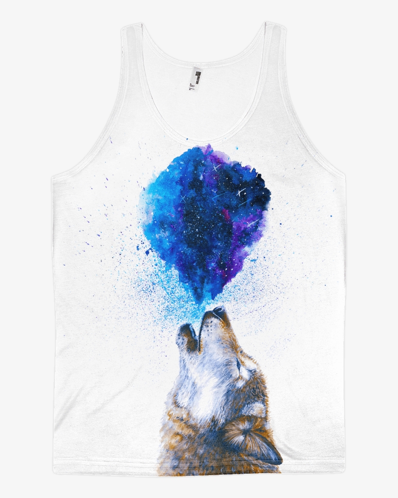 Howling Wolf Tank - Howling Wolf Draw String Shoulder Bag, transparent png download