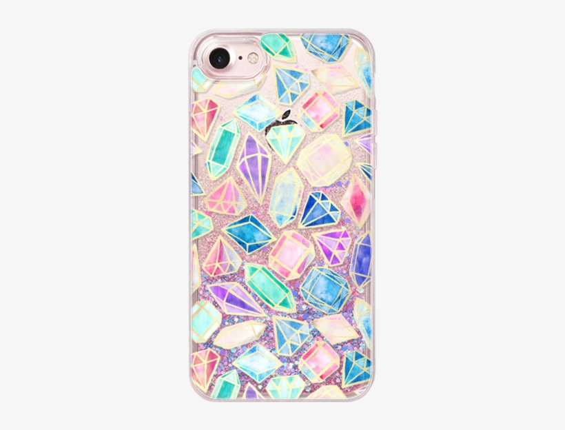 Casetify Iphone 7 Glitter Case - Motif, transparent png download