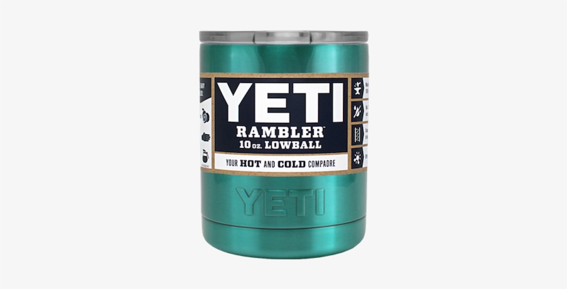 10oz Powder Coated Yeti- Mermaid Tail - Yeti Rambler Tumbler Lowball, 10oz, Stainless Steel, transparent png download