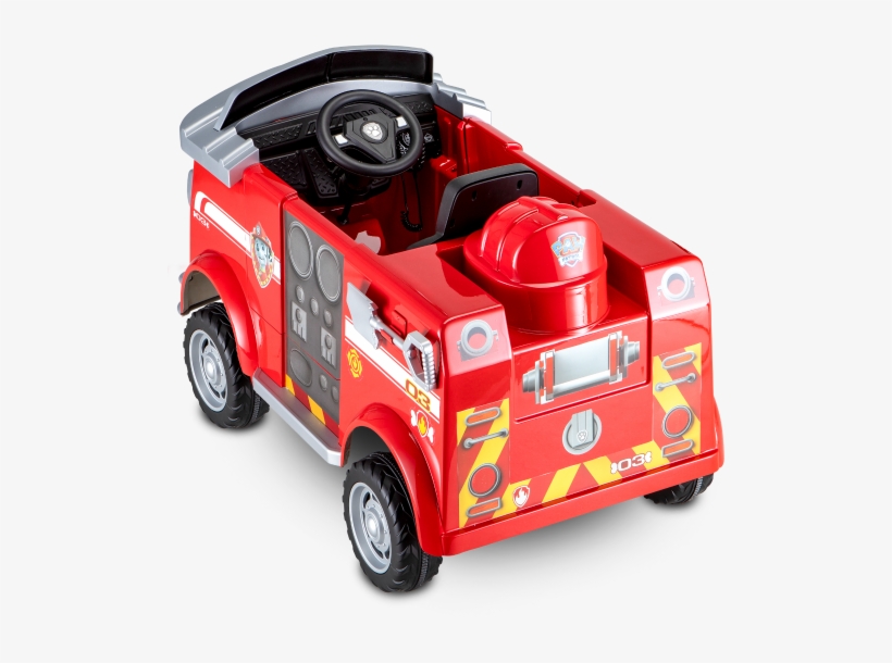 Paw Patrol Marshall Fire Truck - Paw Patrol Marshall Cars, transparent png download
