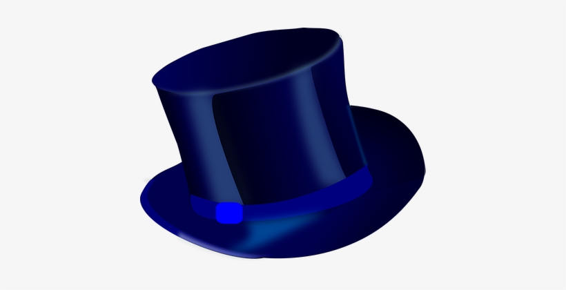 Top Hat Stovepipe Hat Topper Cap Club Blue - Sombrero De Copa Azul, transparent png download