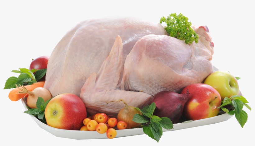 Chicken Png Free Commercial Use Images - Chicken Meat On Plate, transparent png download