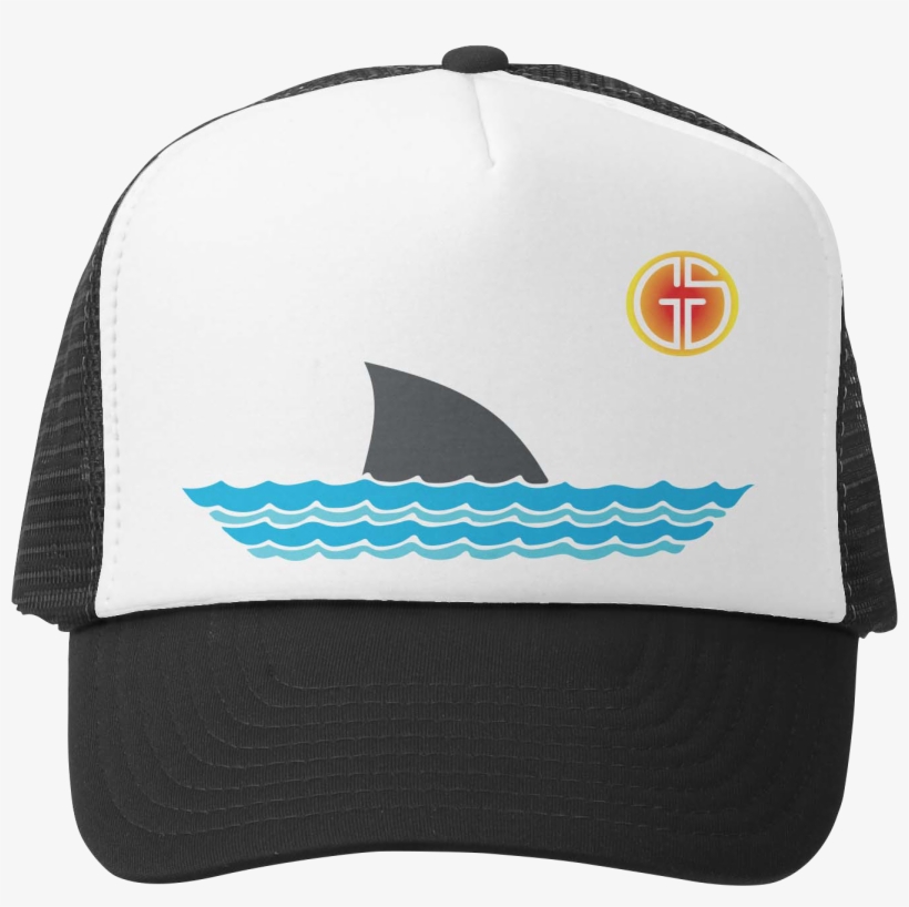 Kid's Shark Fin Trucker - One In A Melon Hat, transparent png download