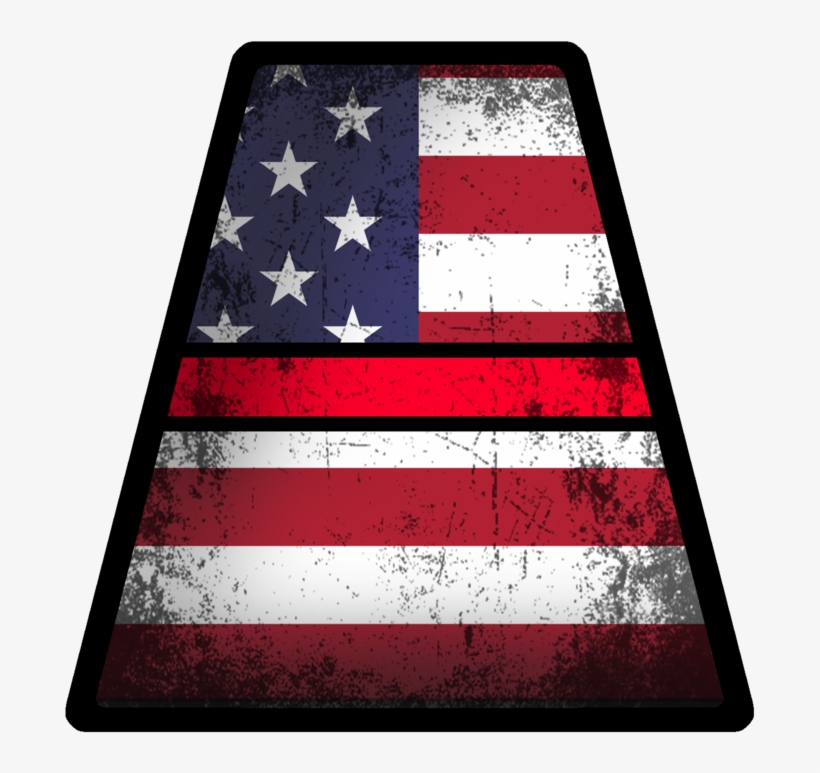 American Flag Helmet Tetrahedrons - Fire Helmet Tetrahedron Size, transparent png download