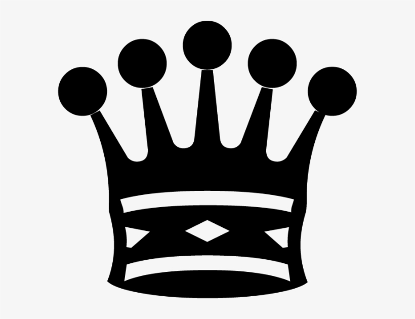 9861 - Chess Piece Silhouette Black Queen / Dama Negra, transparent png download