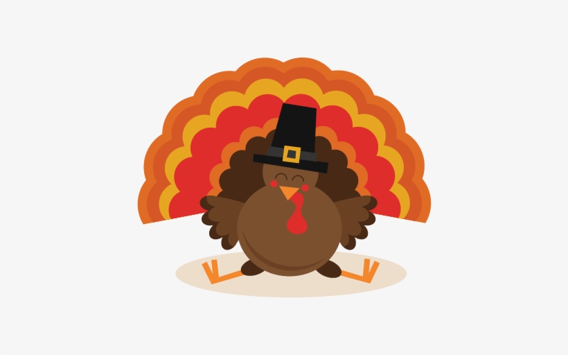 Png Library Download Cute Baby Turkey Clipart - Miss Kate Cuttables Thanksgiving, transparent png download