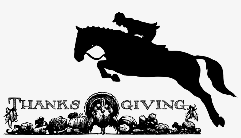 Horses Clipart Thanksgiving - Horse Sticker, transparent png download