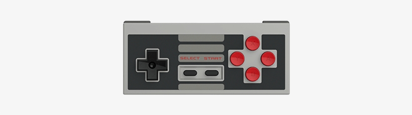 Classic Nintendo Controller Png - 8bitdo Nes30 Classic Edition Set - Receiver & Nes30, transparent png download