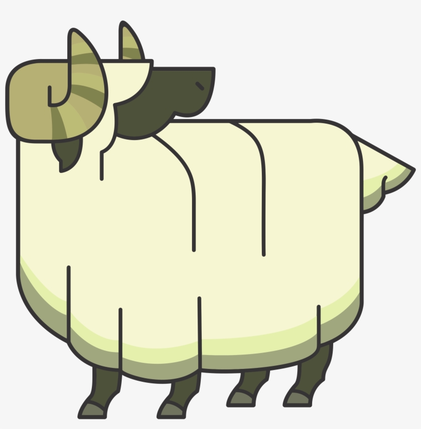 This Free Icons Png Design Of Stylized Cartoon Ram, transparent png download